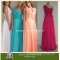 Elegant One Shoulder Chiffon Long Prom Dress Evening Gown (CL02)